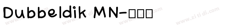 Dubbeldik MN字体转换